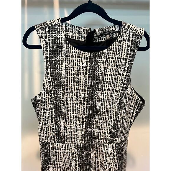 Eva Longoria printed sleeveless A-line fit and flare double-lined professional w - Picture 2 of 5